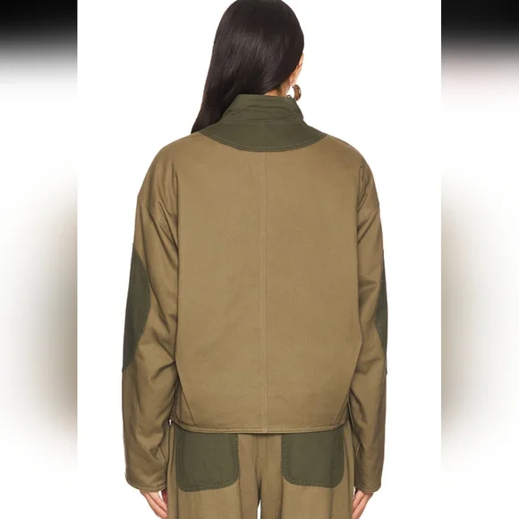 Rag & Bone Stylish Olive Green Women's Jacket - Picture 4 of 5